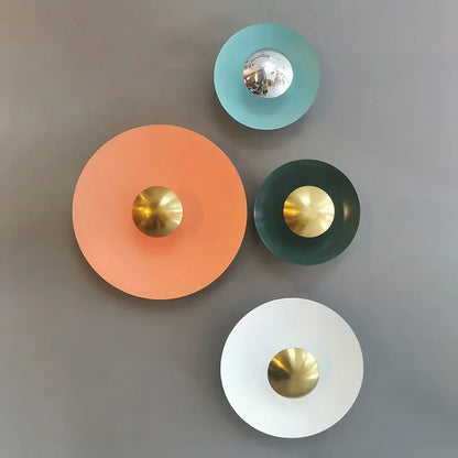 LumiCurve - Modern Rund LED Vägglampa – Stilren Belysning för Varje Rum