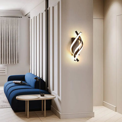 Carvallo Modern vägglampa | Ljus uppåt &amp; nedåt | Trådlös &amp; Elegant | LED Aluminium