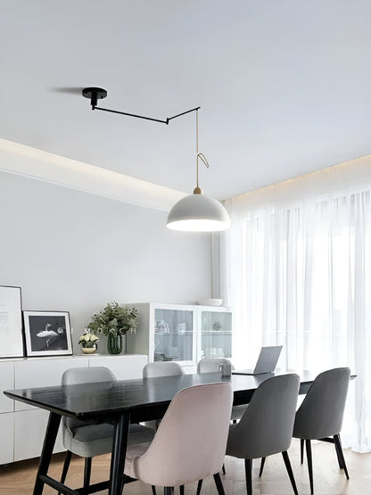 LuxeSwing Light - Nordisk Justerbar LED- Taklampa med Svängarm