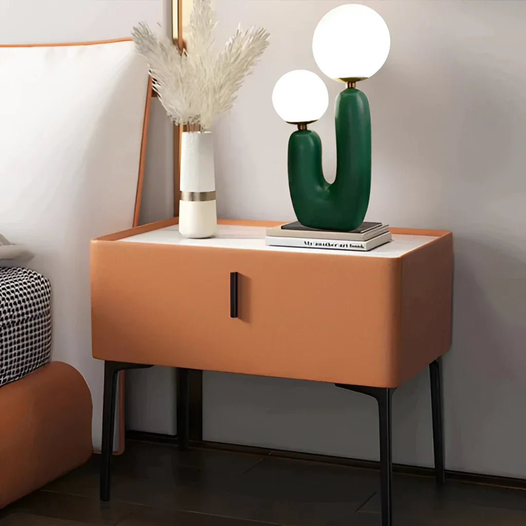 Modern Kaktus-design bordslampa – Touch-kontroll, mjölkgolvkulor, LED-belysning för vardagsrum eller sovrum