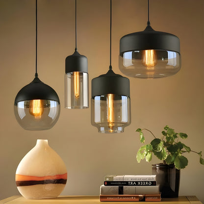 LED-Hänglampa i glas – Modern, skandinavisk design för stiliga vardagsrum