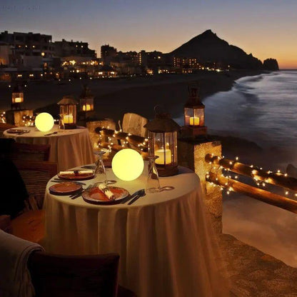 Moon Glow - Mångsidig färgglad måne-golvslampa