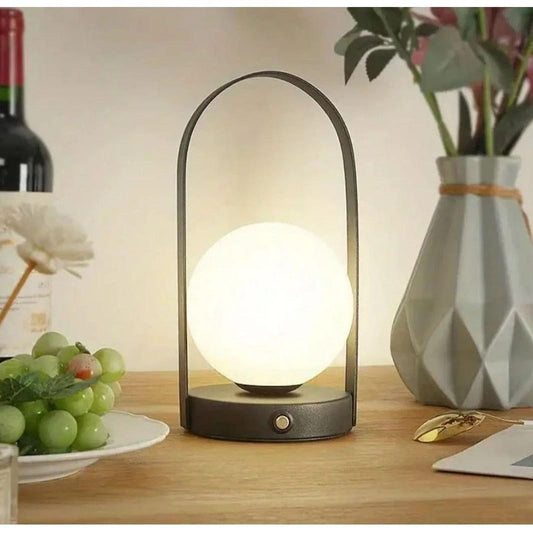 MoonBeam Lampa - Touch-Control Kula Formad Bärbar LED Nattlampa