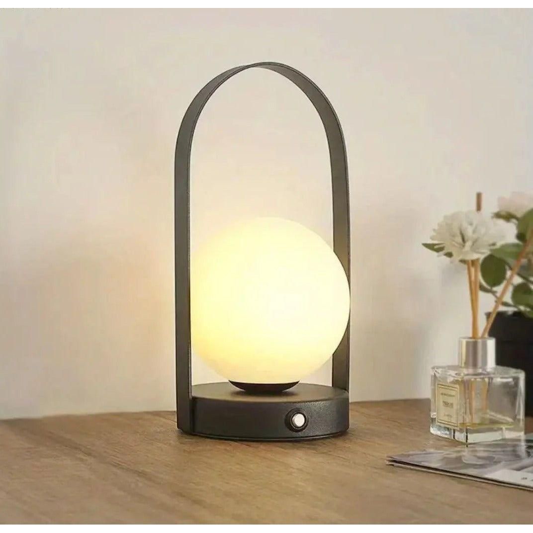 MoonBeam Lampa - Touch-Control Kula Formad Bärbar LED Nattlampa