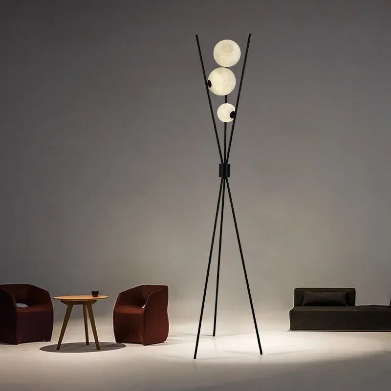 Lunaris | LED-bord- och golvlampa i mån-design