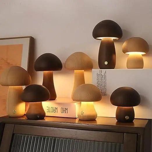 Mushroom Lamp - Svamp Nattduksbordslampa
