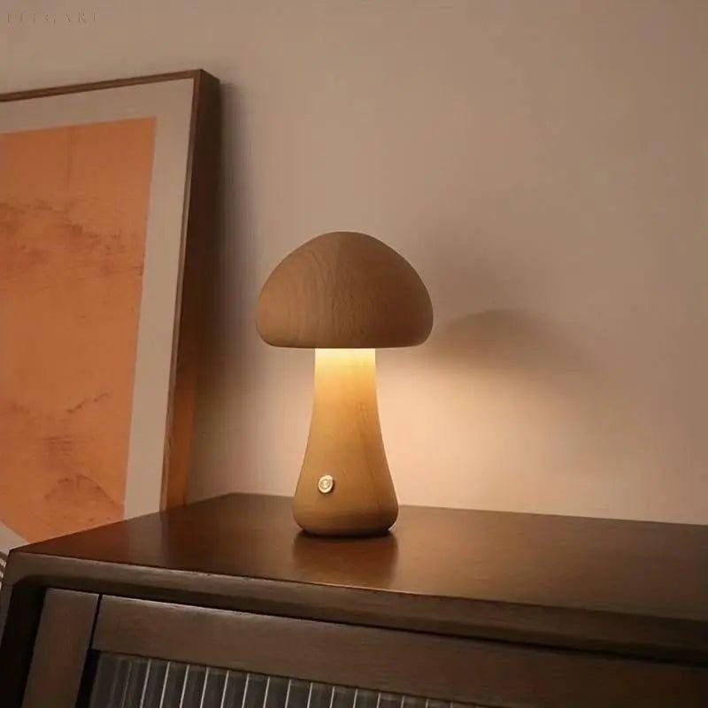 Mushroom Lamp - Svamp Nattduksbordslampa