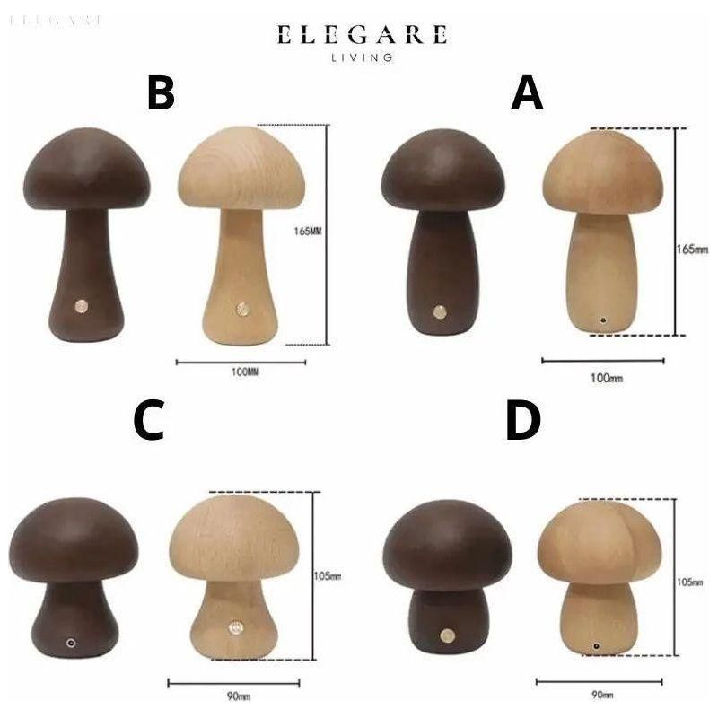 Mushroom Lamp - Svamp Nattduksbordslampa