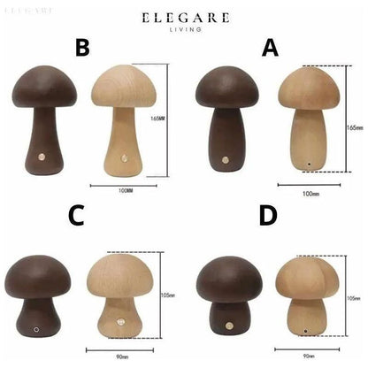 Mushroom Lamp - Svamp Nattduksbordslampa