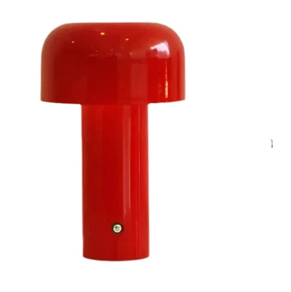 GlowSphere: Uppladdningsbar LED Bordslampa – Stilren Bärbar Svampbelysning för Inomhusmiljö