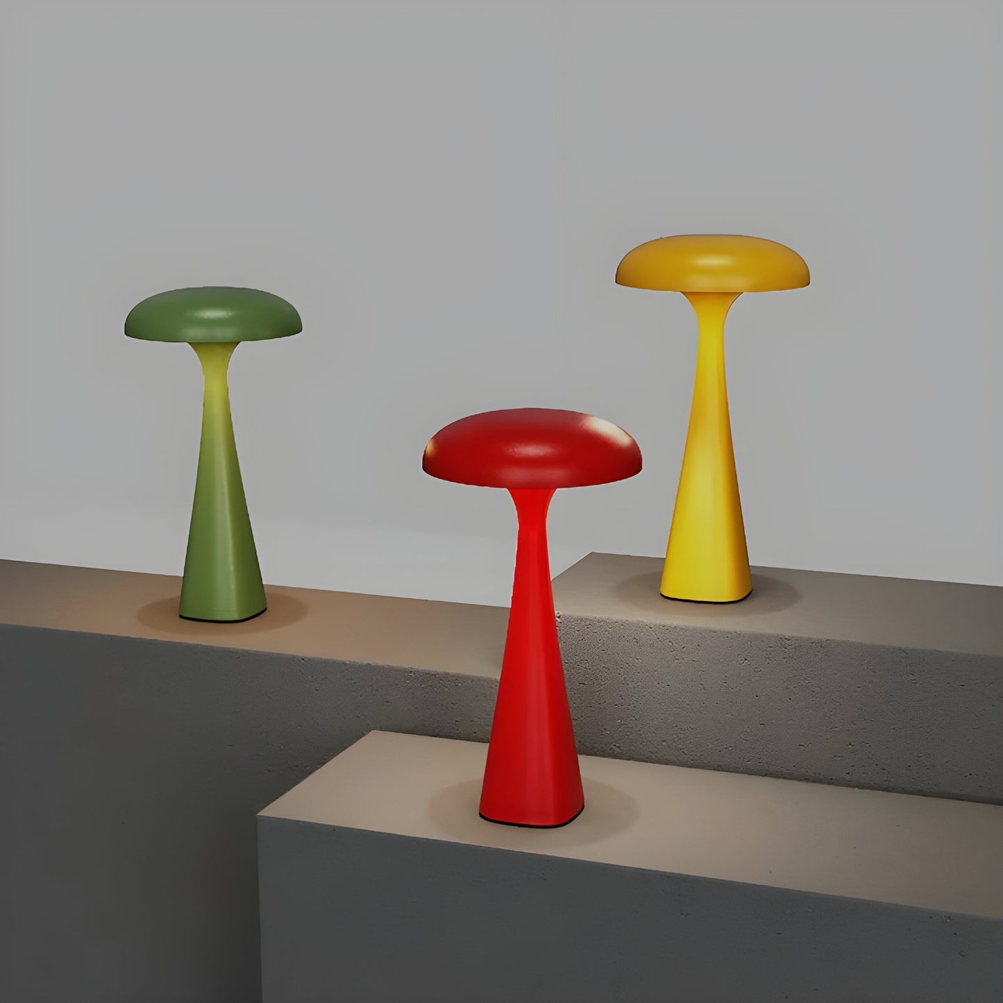 LED-bordslampa i manetform – Dekorativ, trådlös belysning med touch-funktion för hemmet