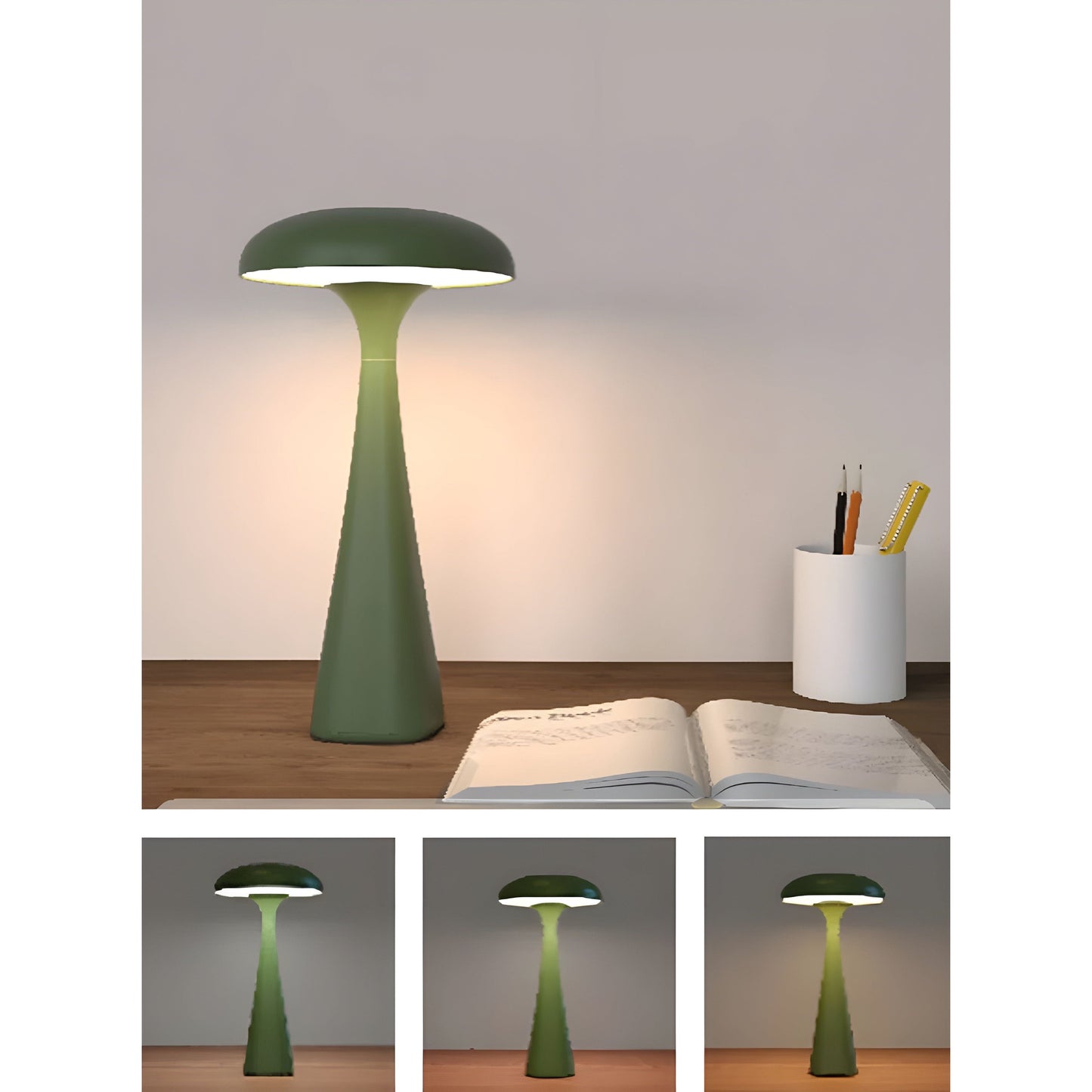 LED-bordslampa i manetform – Dekorativ, trådlös belysning med touch-funktion för hemmet