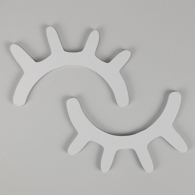 3D Trä Sömniga Ögon Väggdekor för Barnrum Accent