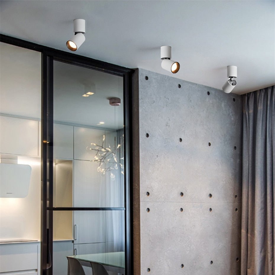Justerbar Rund Ytmonterad Downlight för Mångsidig Belysning