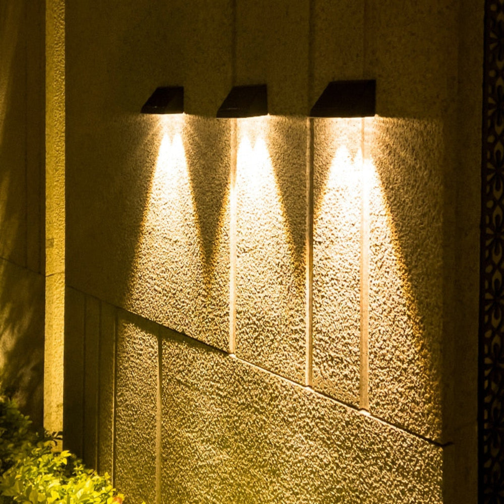 Allväders Solar LED Vägglampa för Utomhusutrymmen
