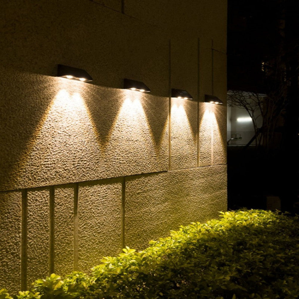 Allväders Solar LED Vägglampa för Utomhusutrymmen
