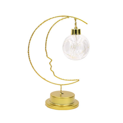 Arvesso | Twinkle Moon &amp; Star LED Light - Elegant Inomhus Juldekoration Lampa
