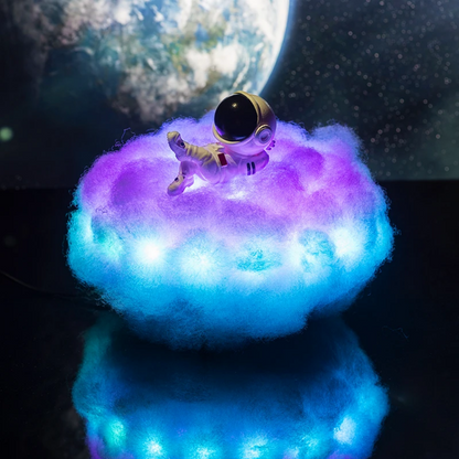 Astronaut Cloud Light Färgändrande Nattlampa för Mysiga Vibes