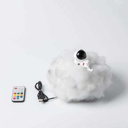 Astronaut Cloud Light Färgändrande Nattlampa för Mysiga Vibes