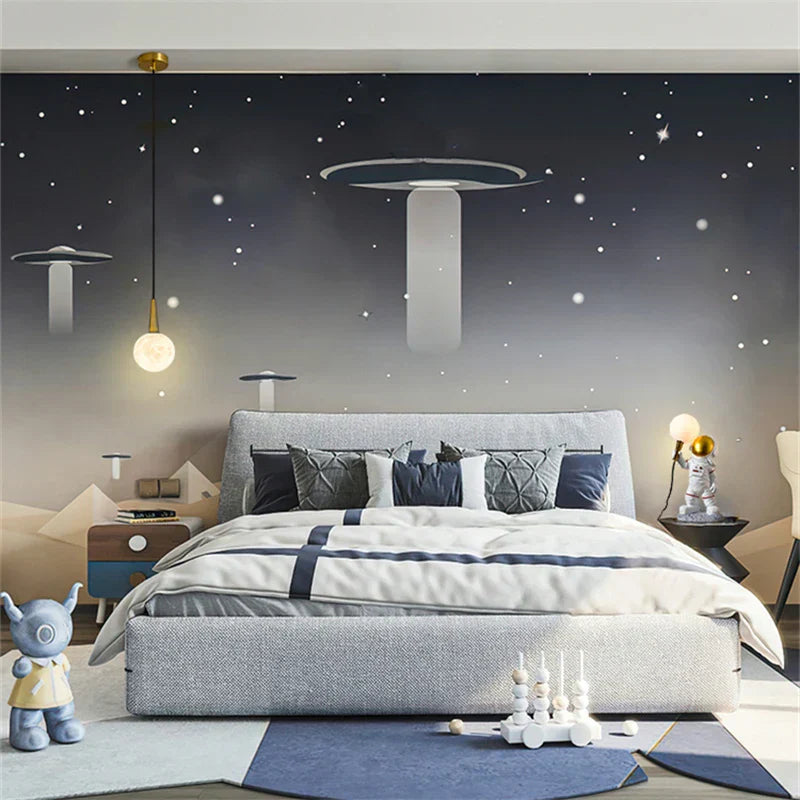 Astronaut LED Bordslampa för Barns Sovrum och Vardagsrumsbelysning