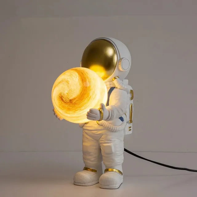 Astronaut LED Bordslampa för Barns Sovrum och Vardagsrumsbelysning