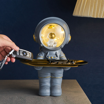Astronautlampa med rymdman lagerbox i två färger för heminredning