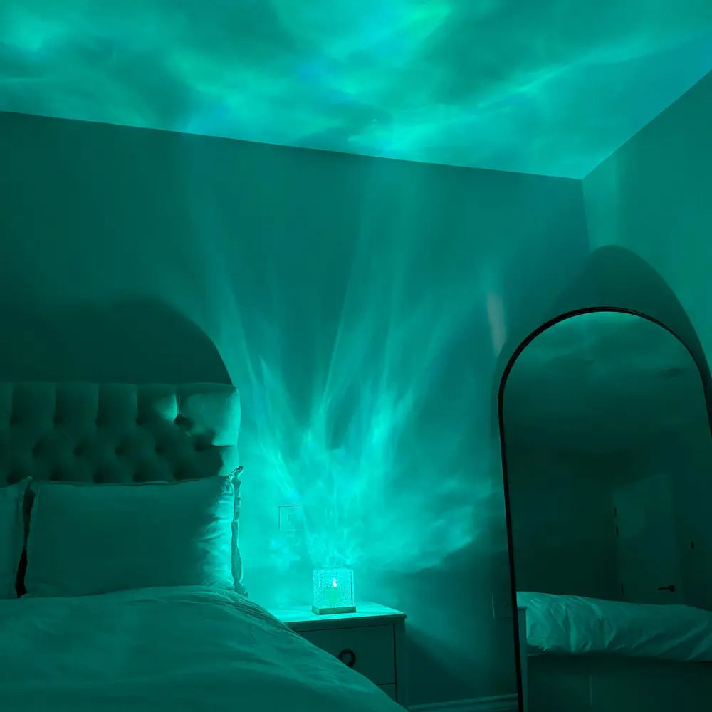 Aurora Borealis Cube Belysningslampa för Fängslande Hemdekor