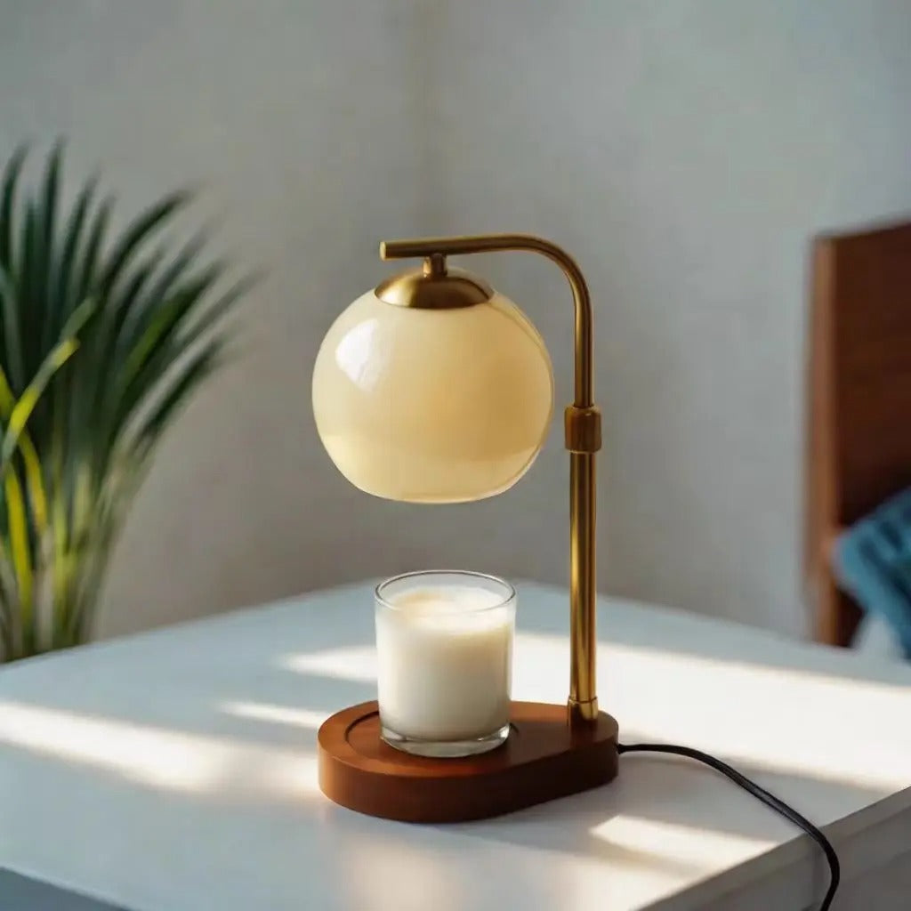 Ljusvärmare med elegant design för en mysig atmosfär