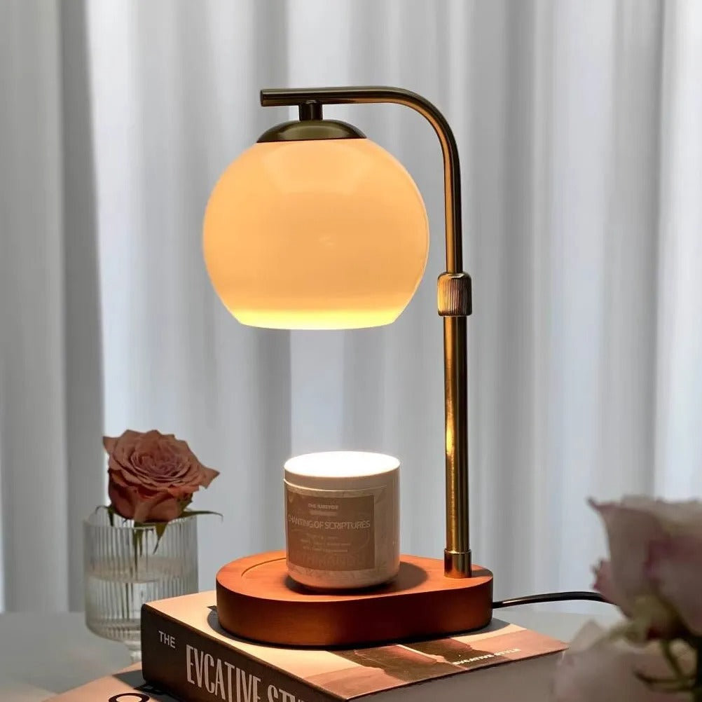 Ljusvärmare med elegant design för en mysig atmosfär