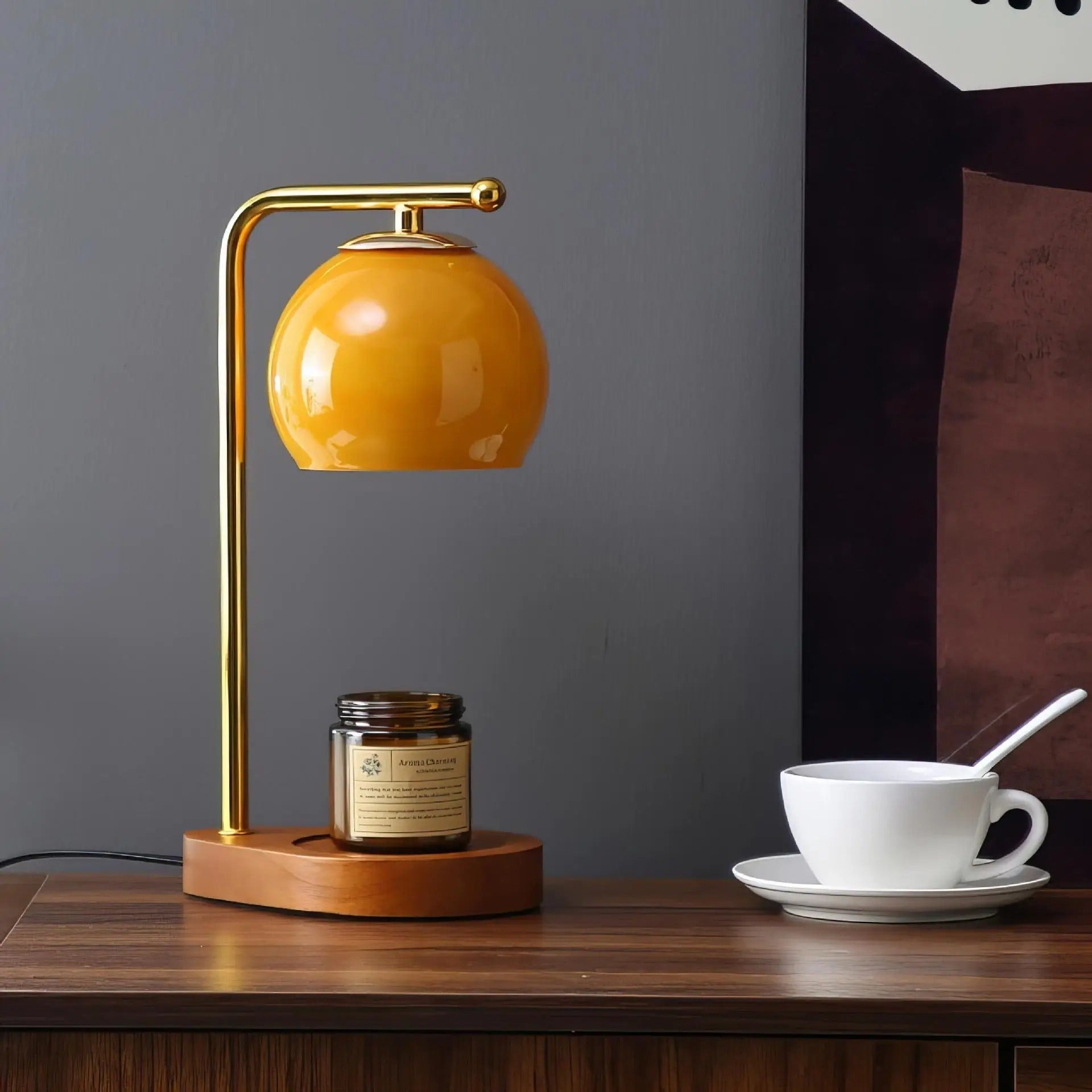 Ljusvärmare med elegant design för en mysig atmosfär