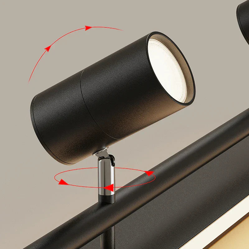 Taklampa med justerbara spotlights för moderna utrymmen