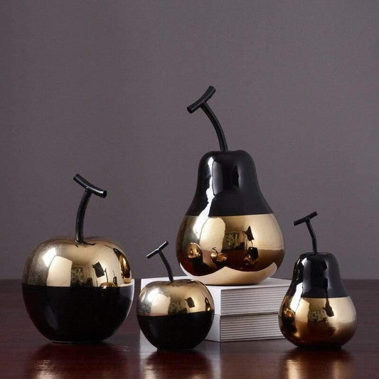 Keramiska Dekorativa Frukter i Små och Stora Storlekar för Heminredning