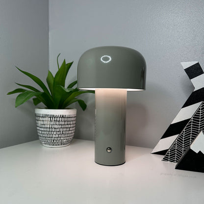 Stilig modern trådlös svamp-lampa för hem och kontorsbruk