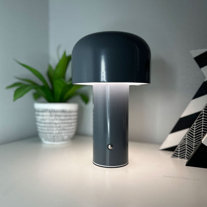 Stilig modern trådlös svamp-lampa för hem och kontorsbruk