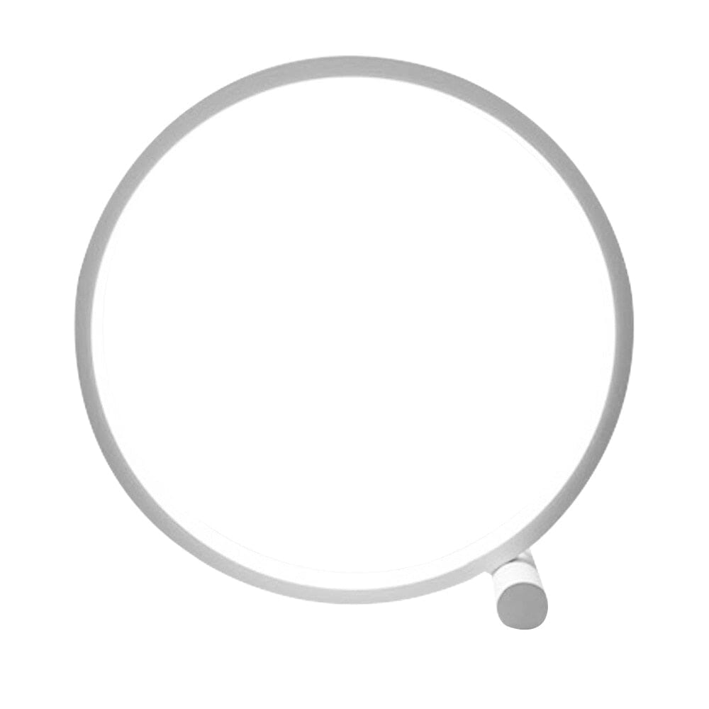Circle LED Touch Lamp Metall Akryl Modern Skrivbordslampa