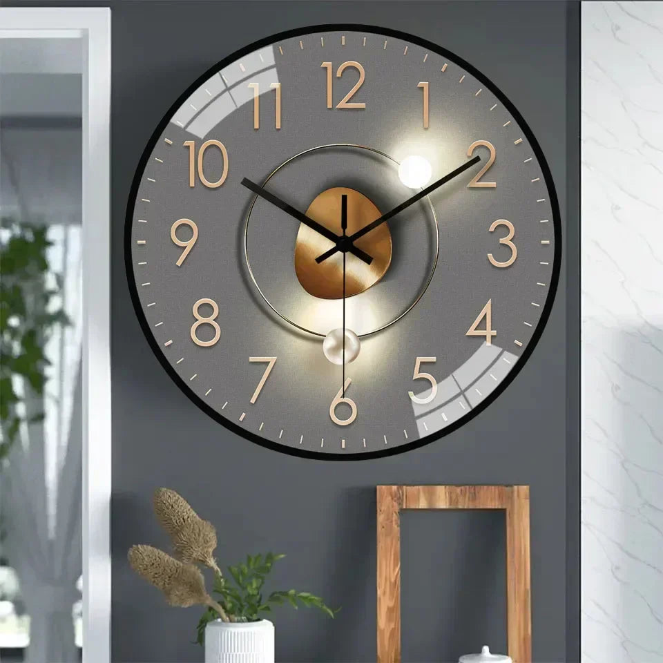 Klassisk stil digital väggklocka för lugna utrymmen