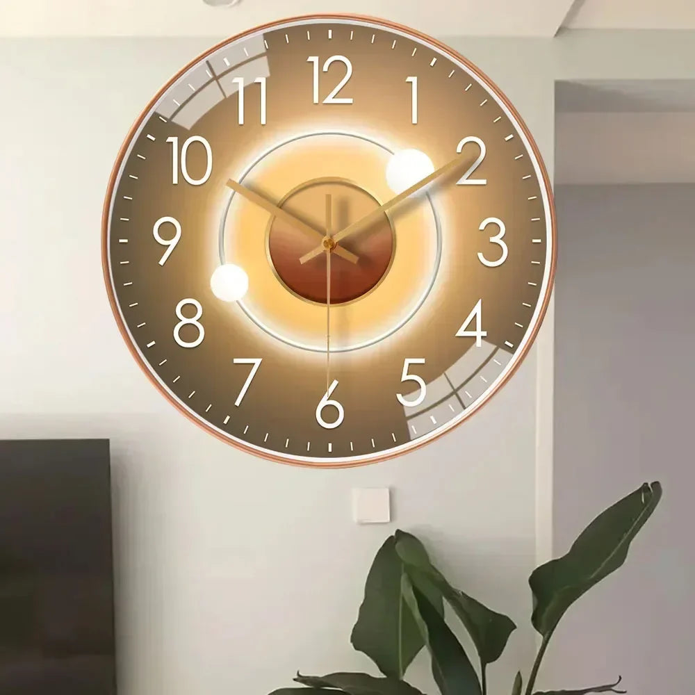 Klassisk stil digital väggklocka för lugna utrymmen