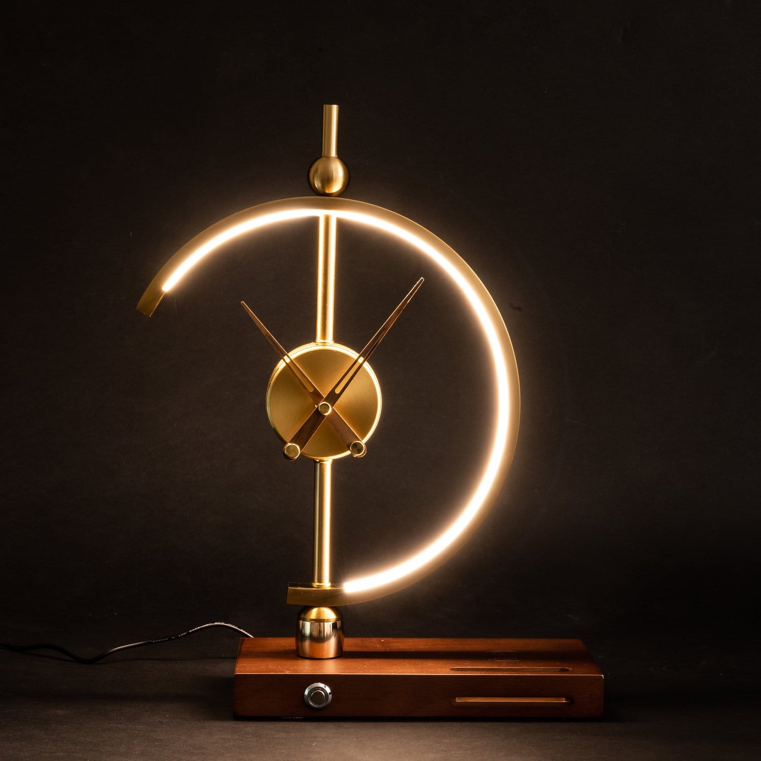 Klocklampa Med Trådlös Laddning Eco Bordslampa Smart