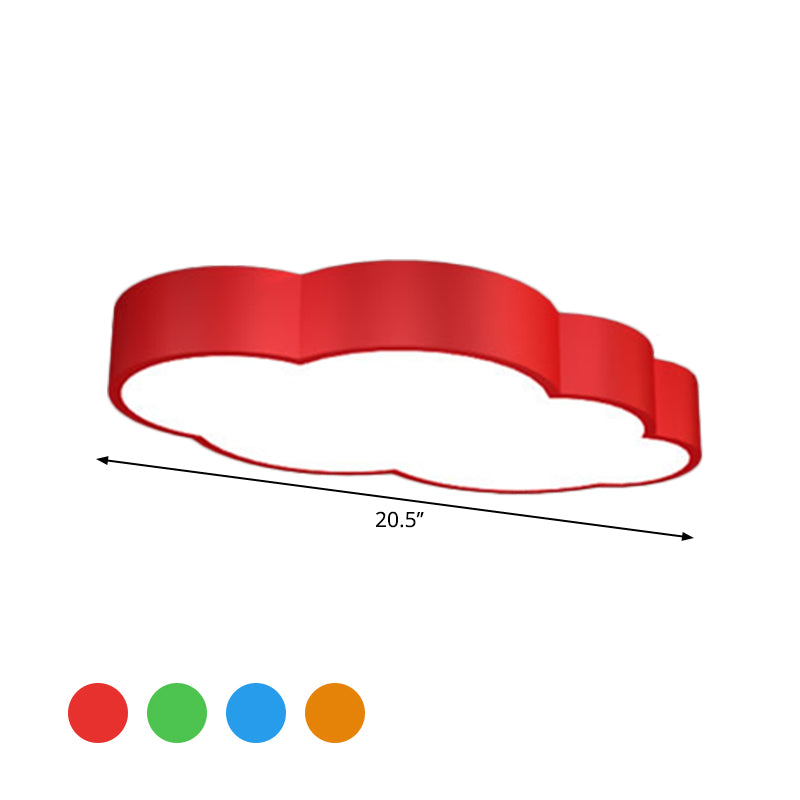 Molnformad Barnrum Taklampa Led Akryl Barn