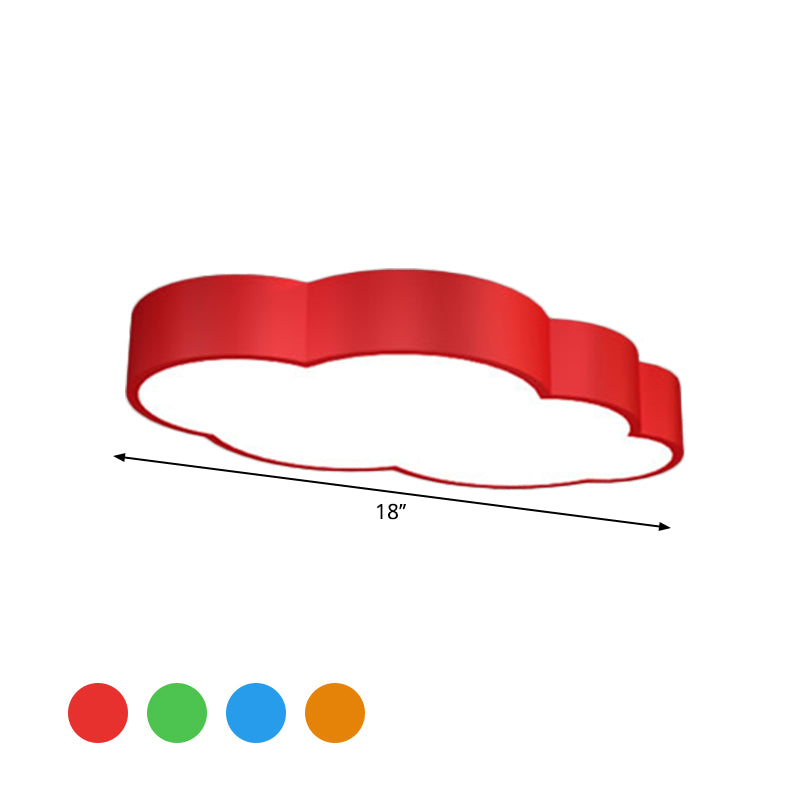 Molnformad Barnrum Taklampa Led Akryl Barn