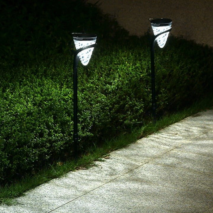Cone Pathway Solar LED Light Utomhus IP65 Vattentät