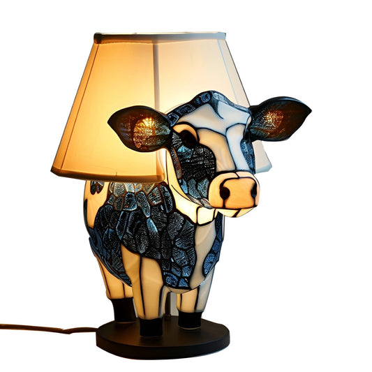 Ko Table Lamp Lekfullt Djurtema Belysning Usb Dekor
