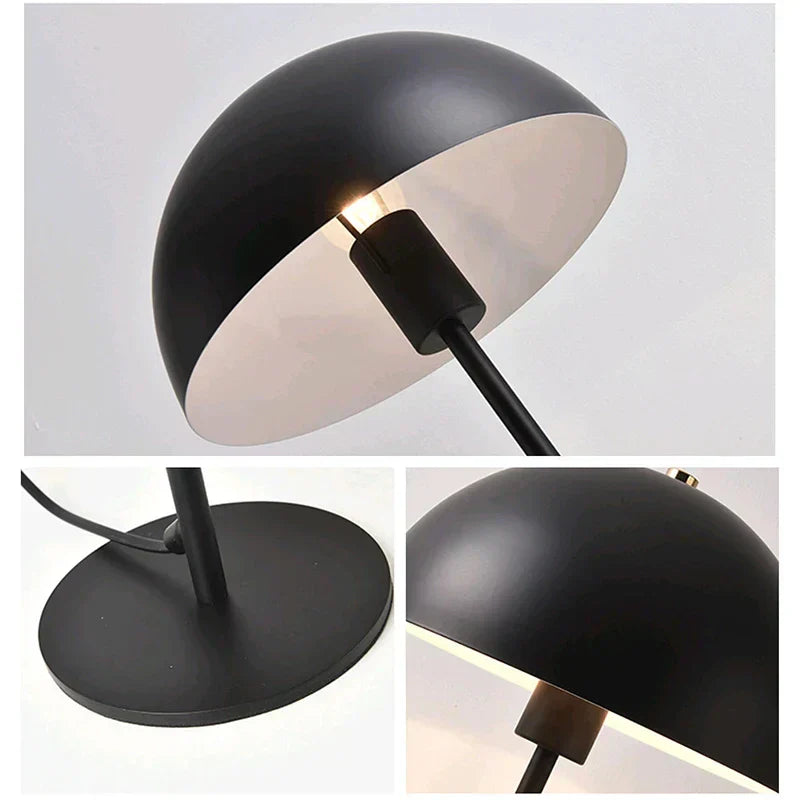 Kreativ Metal LED Svamp Lampa för Unik Heminredning