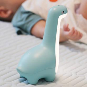 Söt långhalsad dinosaur LED-nattlampa för barn och flickor