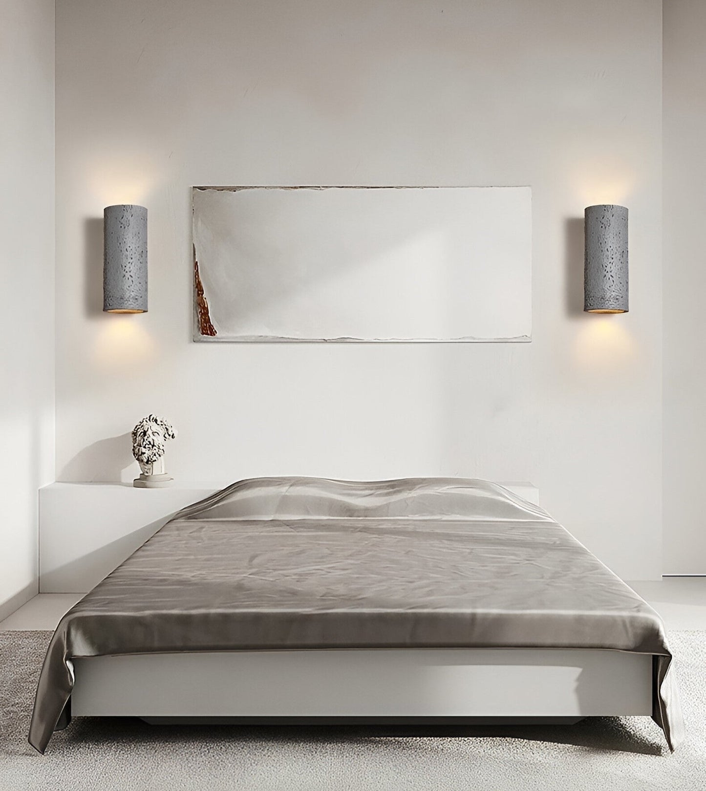 Cylinder Tube Vägglampa Wabi Sabi Stone LED Vägglampa