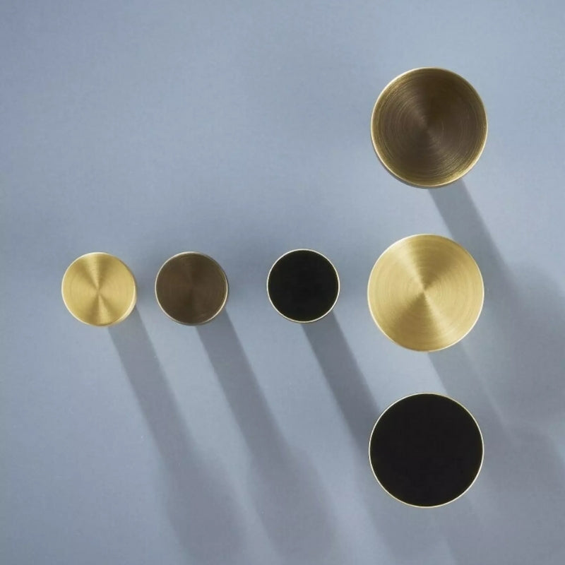 Dekorativa mässingsväggkrokar Stilren förvaringslösning för hemmet