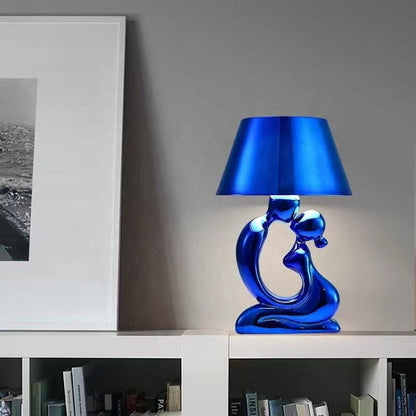 Elegant Dekorativ Kärlekslampa Med Guld Eller Krom Finish