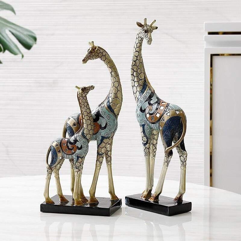 Elegant Giraffeskulptur för Modern Hem- och Kontorsinredning