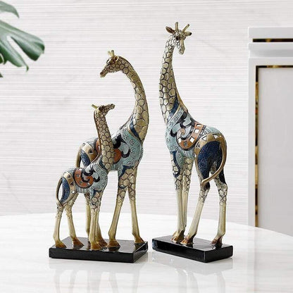 Elegant Giraffeskulptur för Modern Hem- och Kontorsinredning
