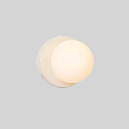 Elegant Glasvägglampa med plug-in design och LED-lampa
